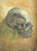 Vincent Van Gogh Skull (nn04) oil